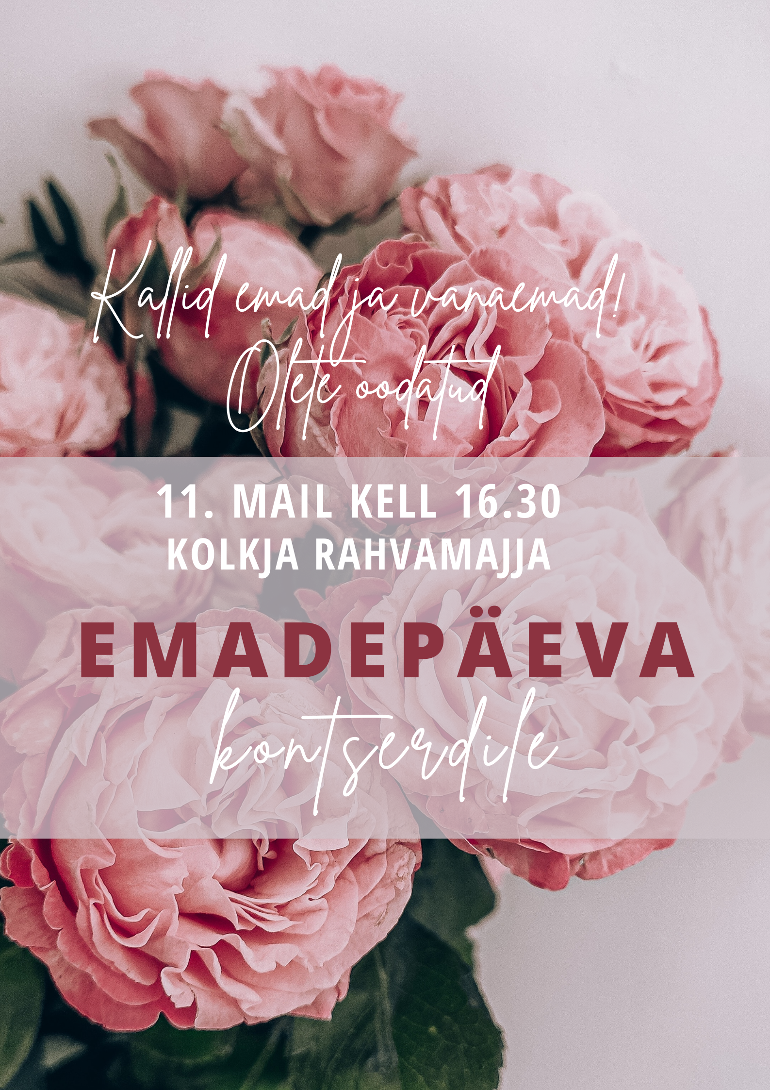 Emadepäeva kontsert Kolkja rahvamajas